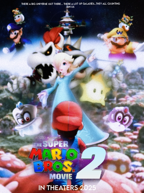 The Super Mario Bros Movie 2 (2025) Concept Poster by heybolol on