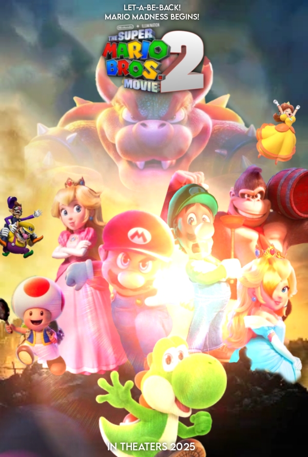 Super Mario Bros. 2 - O Filme (2024) Teaser Logo Fanmade 