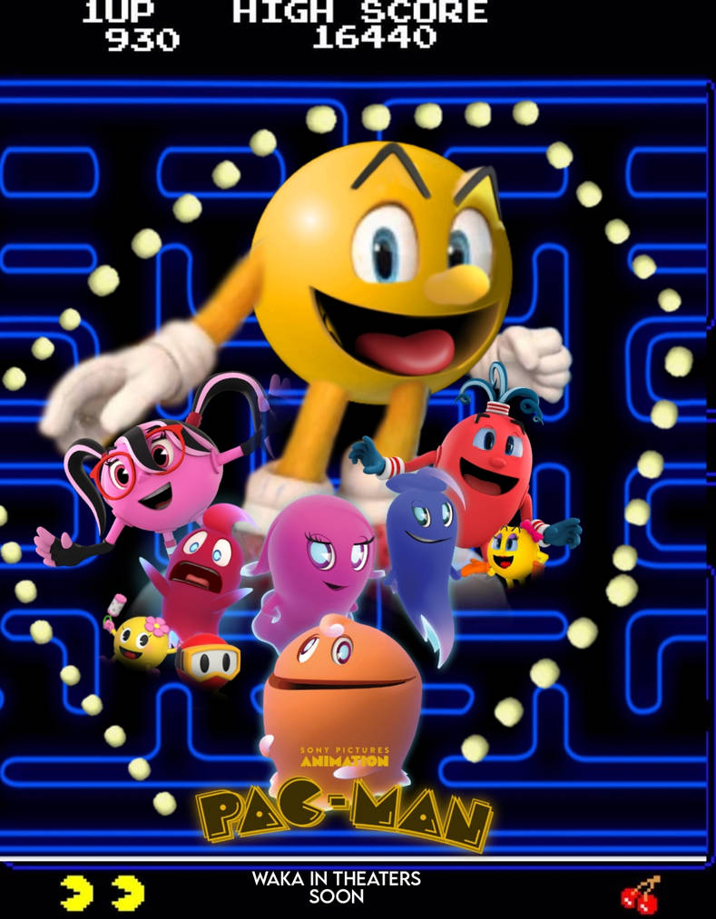 Pacman Motion Sony Pictures Animation: Pac Man Movie Poster by lolthd on DeviantArt
