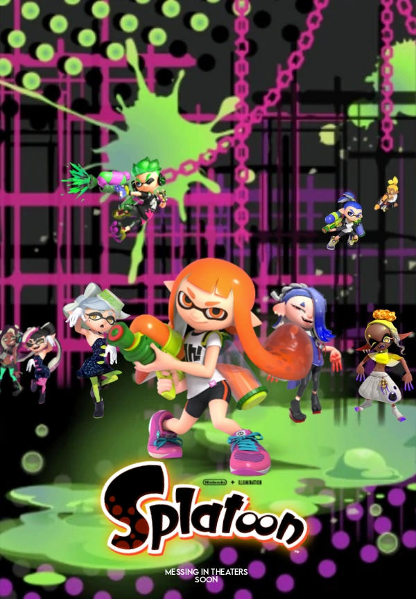 Splatoon Netflix Nintendo + Illuminaton: Splatoon Movie Poster by lolthd on DeviantArt
