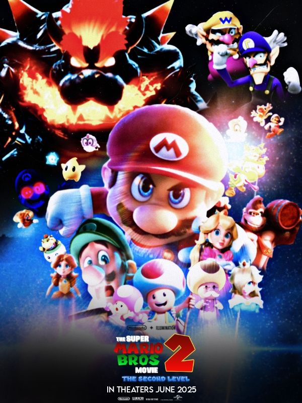 The Super Mario Bros Movie 2 (2025) Concept Poster by