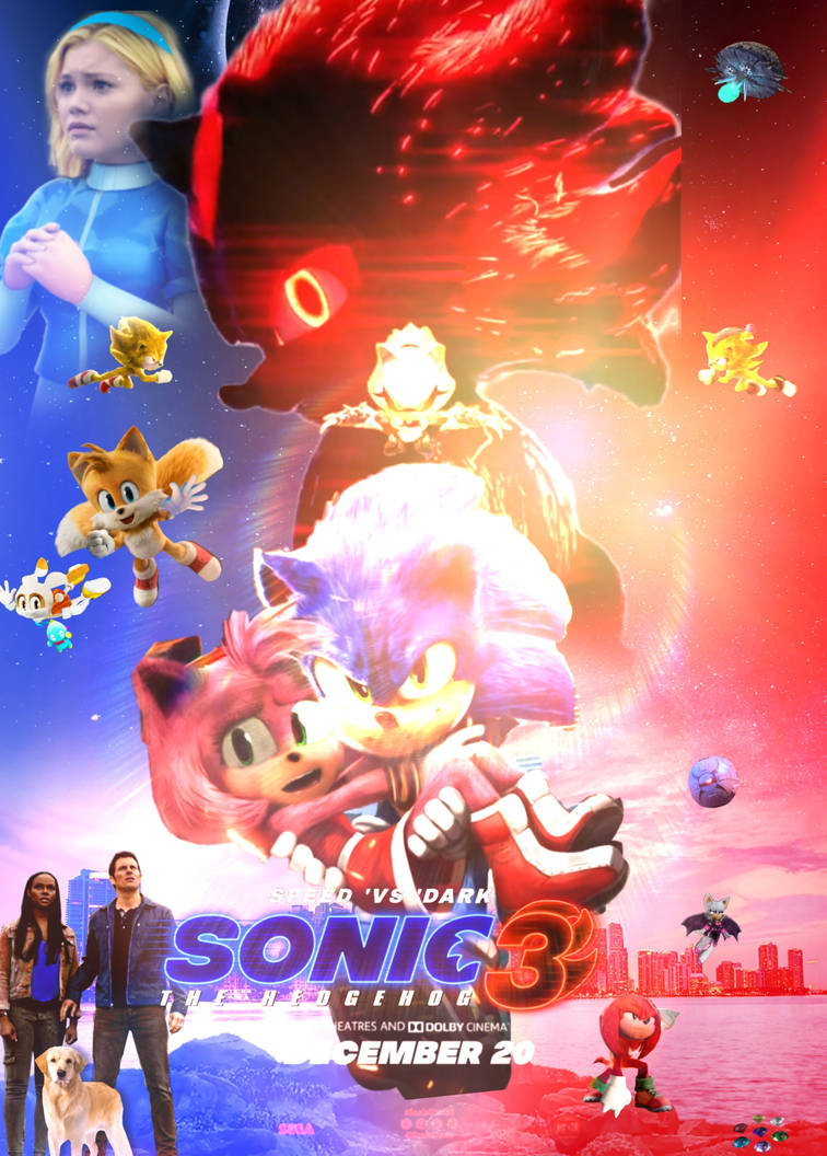 Sonic movie 3 poster