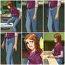 Diana Lombard Purple and Pink Shirts Collage 2!