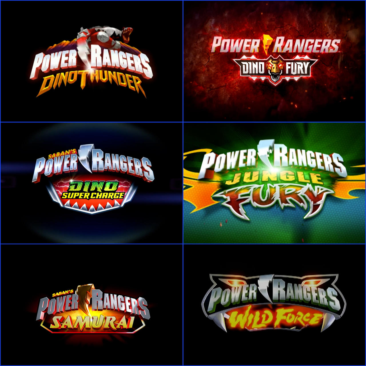 My Favorite Power Rangers Shows by jzilla-studio on DeviantArt