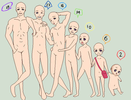 Age Progression Male Base