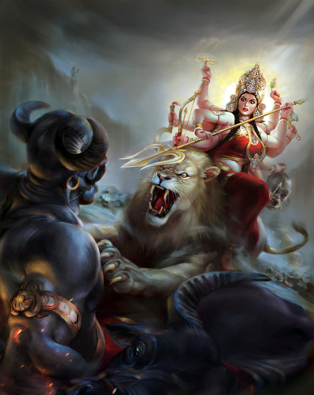Durga by TanmayMandal on DeviantArt