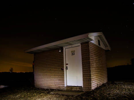 Shed at Night