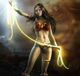 Wonder Woman Character ART By Kleber