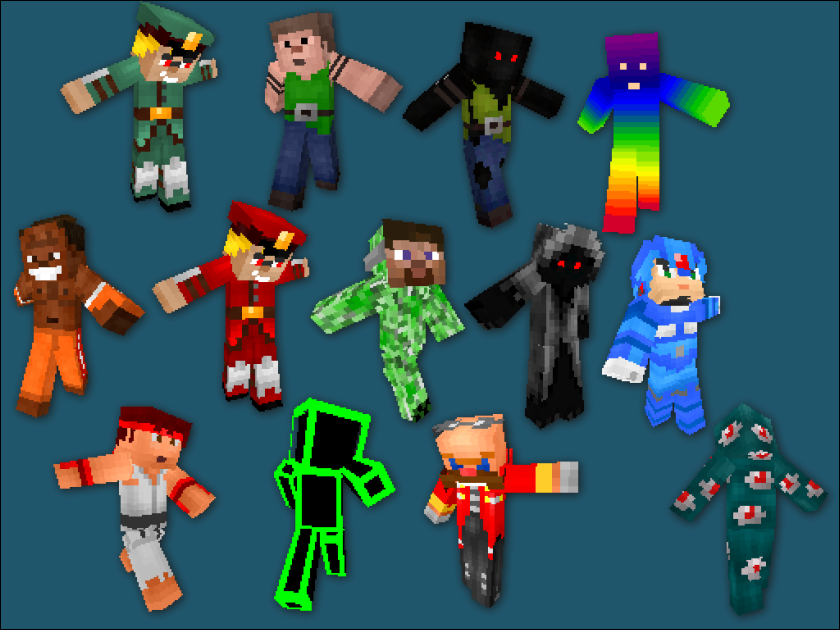 Minecraft player skins by Beholderr on DeviantArt