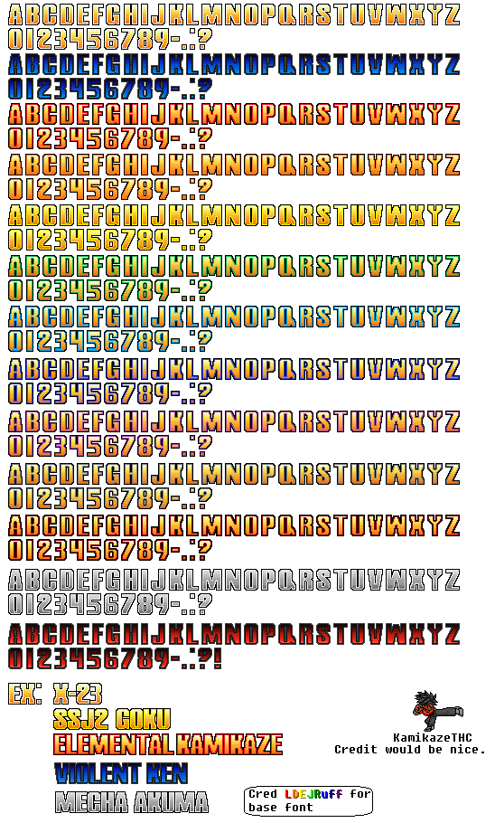 Anyone need some font