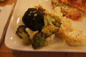 Roasted Broccoli and cauliflower