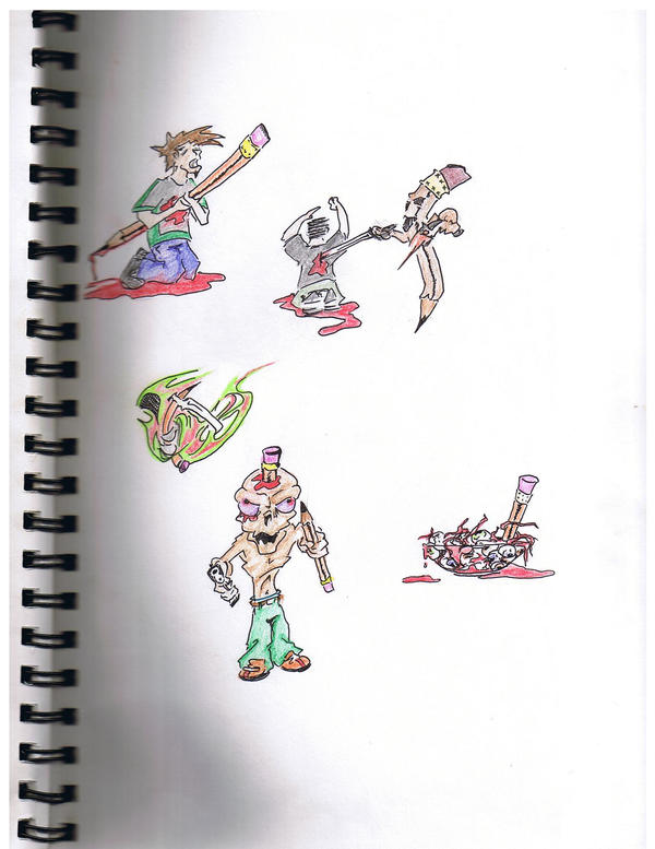 DEATH BY PENCIL by 2trip on DeviantArt