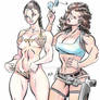 Lara and Meriem Costume Mix-up