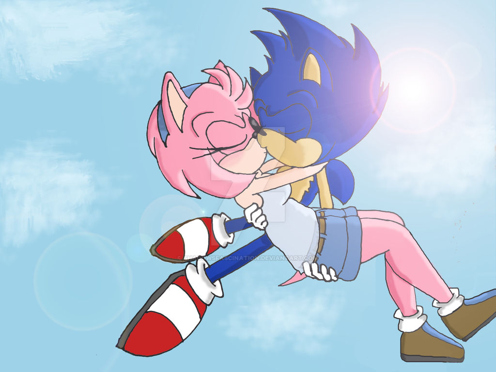 Sonic and Amy - the real kiss