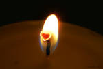 Candle heart by Sandrahm