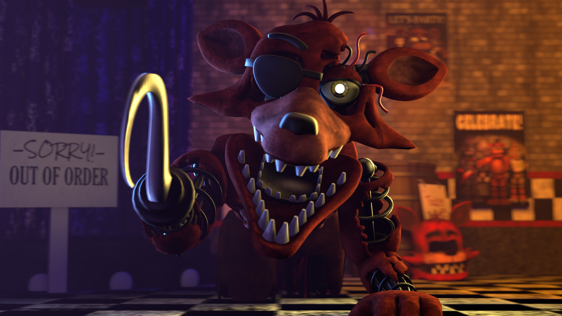 Fixed Withered Foxy (EDIT) by b0iman69 on DeviantArt