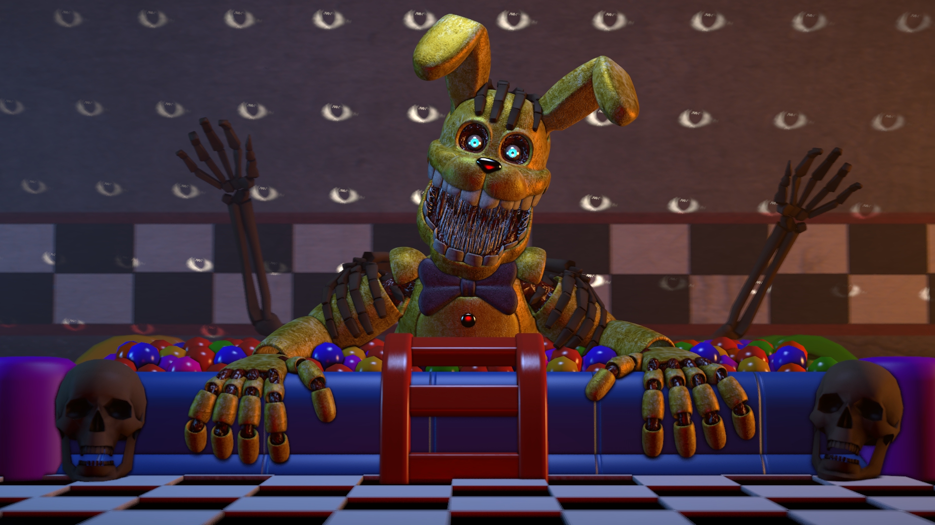 Fredbear and spring bonnie by fnafking1987x on DeviantArt