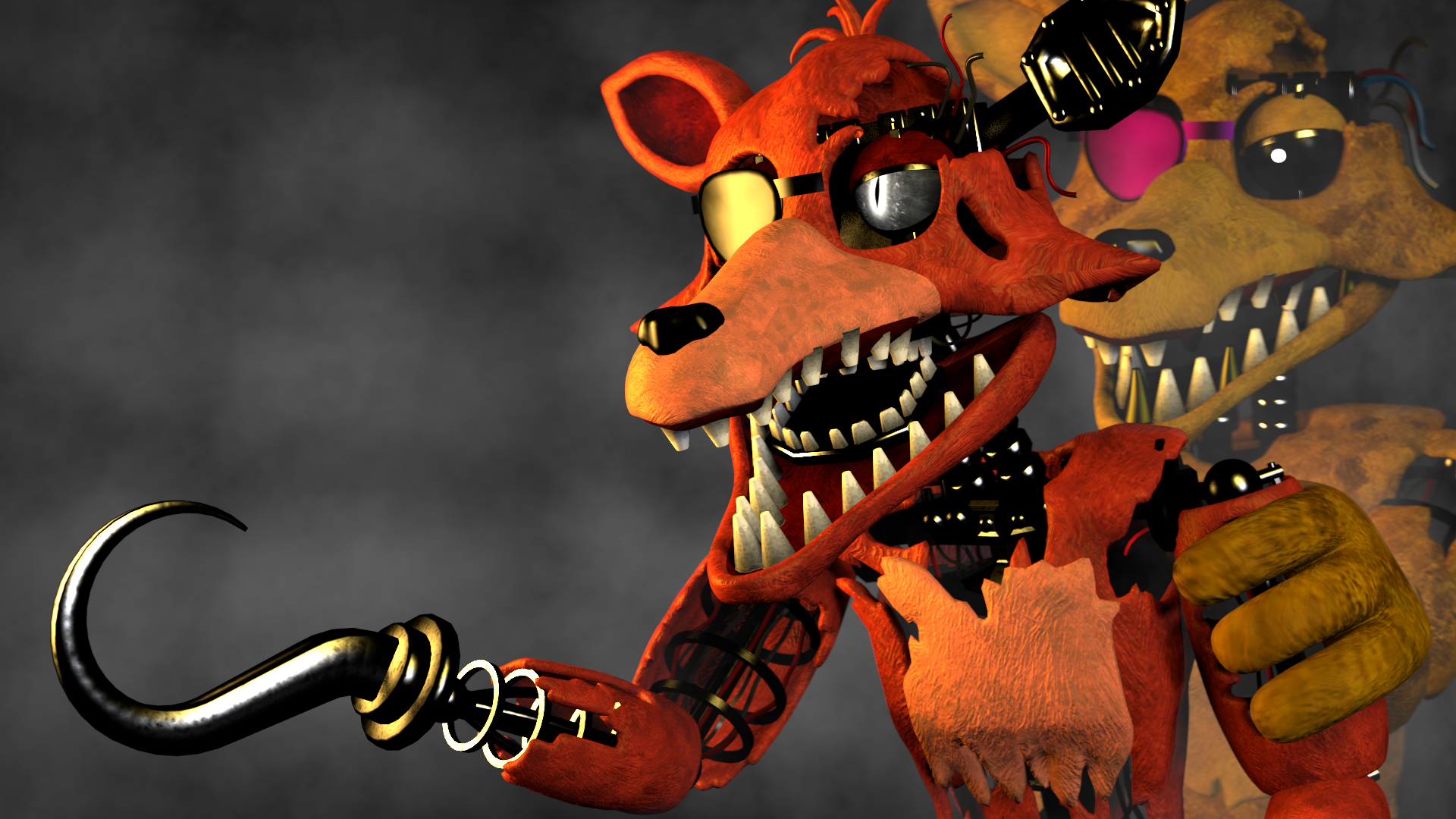 Withered Foxy FNAF by goldenfoxythekid on DeviantArt