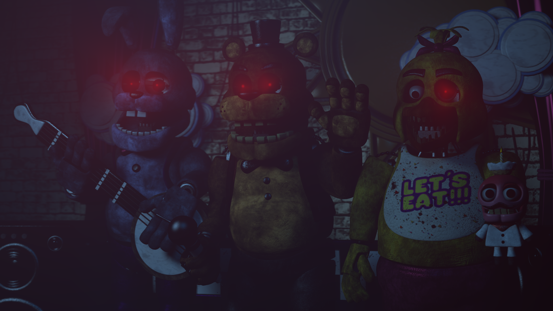 FNAF Plus ''Classic Animatronics'' by SuperG-Bot on DeviantArt