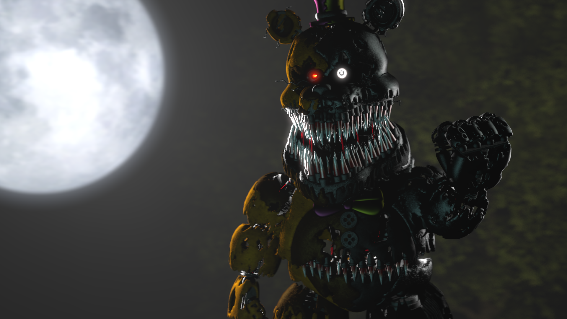 Nightmare from FNAF 4 by fiszi -- Fur Affinity [dot] net