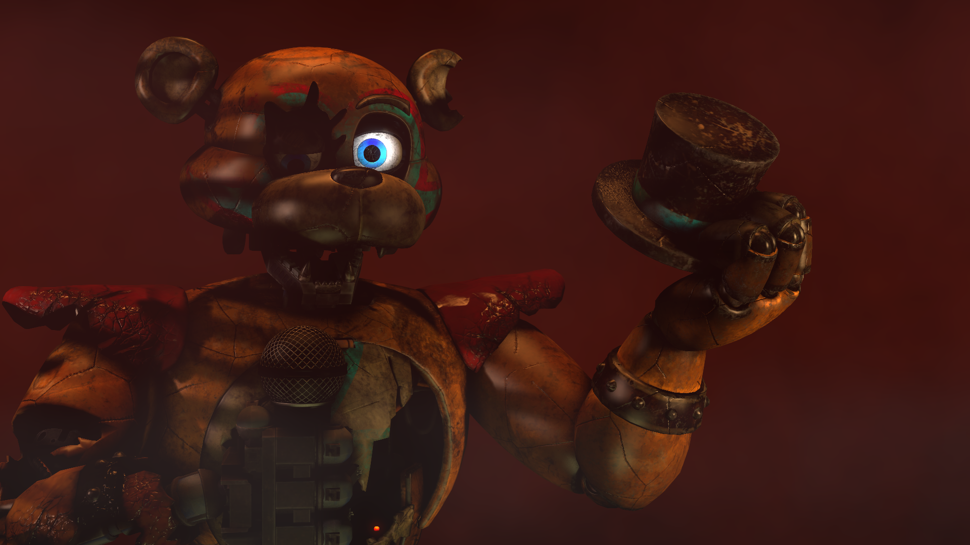 MMD FNAF SB Ruin:Shattered Freddy + Download by Francoraptor2018 on  DeviantArt