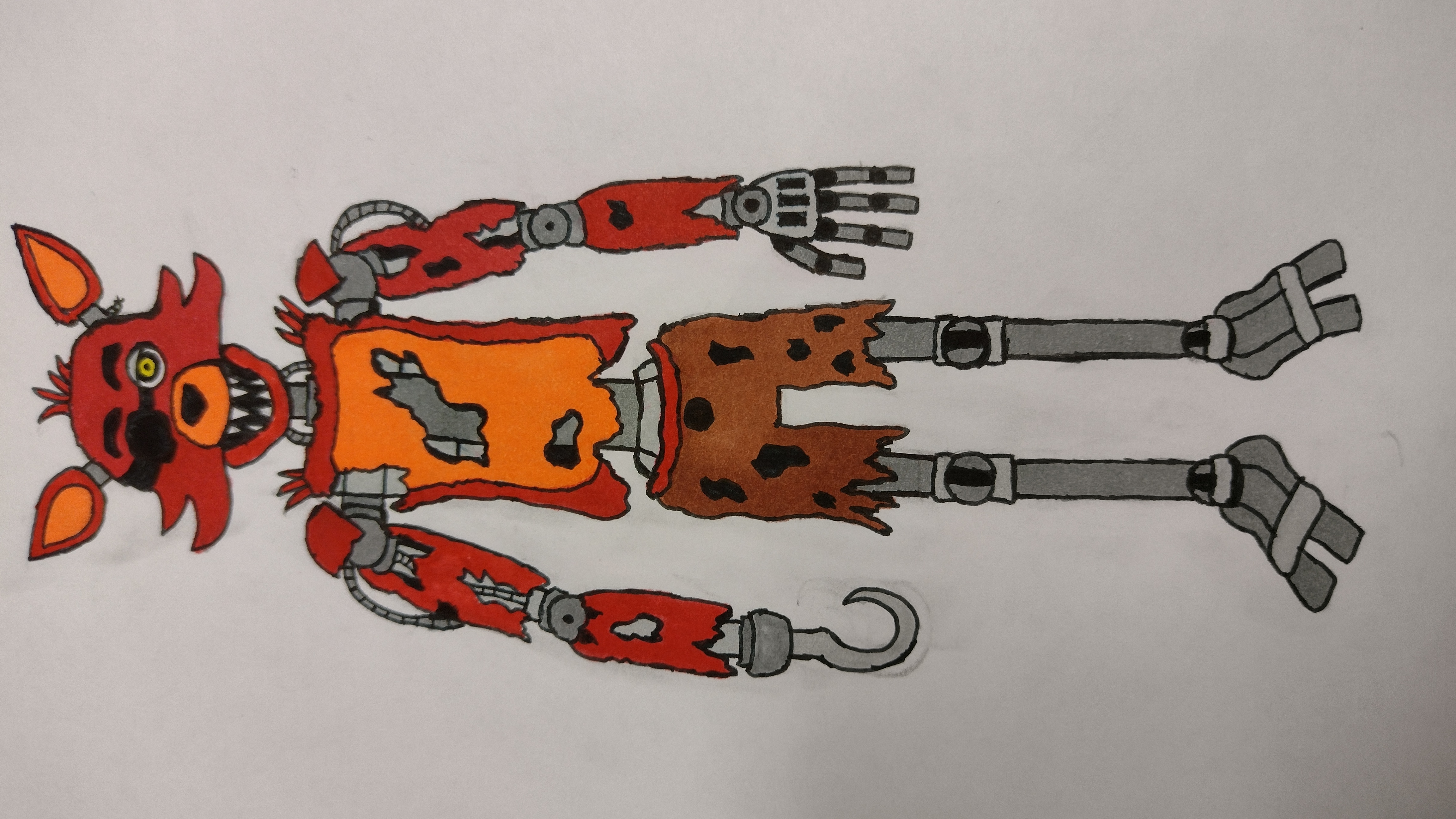 FNAF - Foxy The Pirate - Sketches by MeKamran on DeviantArt