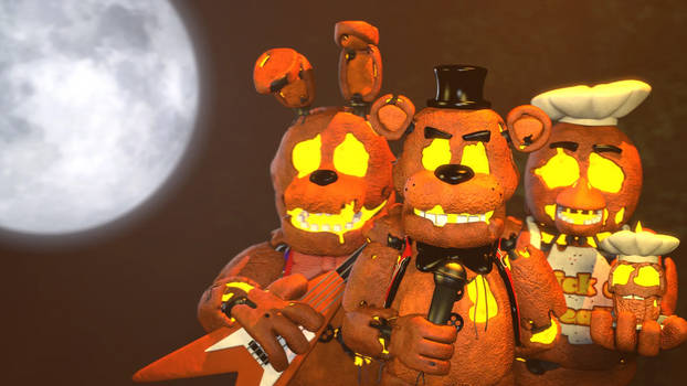 FNaF 2 animatronics, accurate Freddy pose and ligh by GhostAlpha107 on  DeviantArt