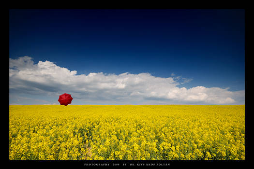 Clouds on red wheel