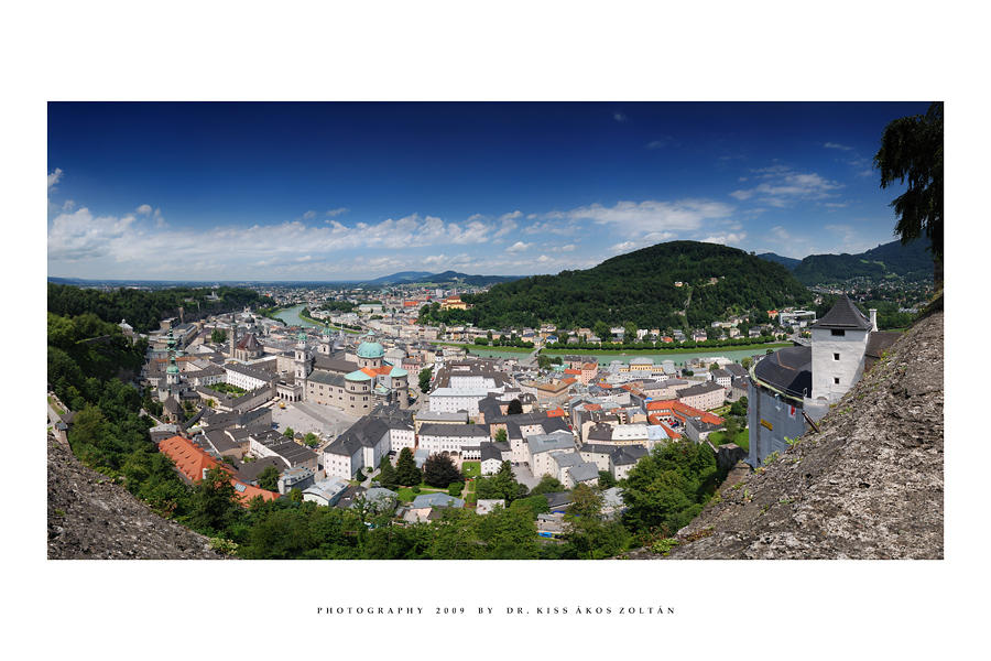 The city of Salzburg by DimensionSeven