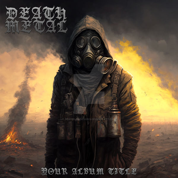 Premade Album Cover - Death Metal War Monger by DeathlikeDesigns on ...