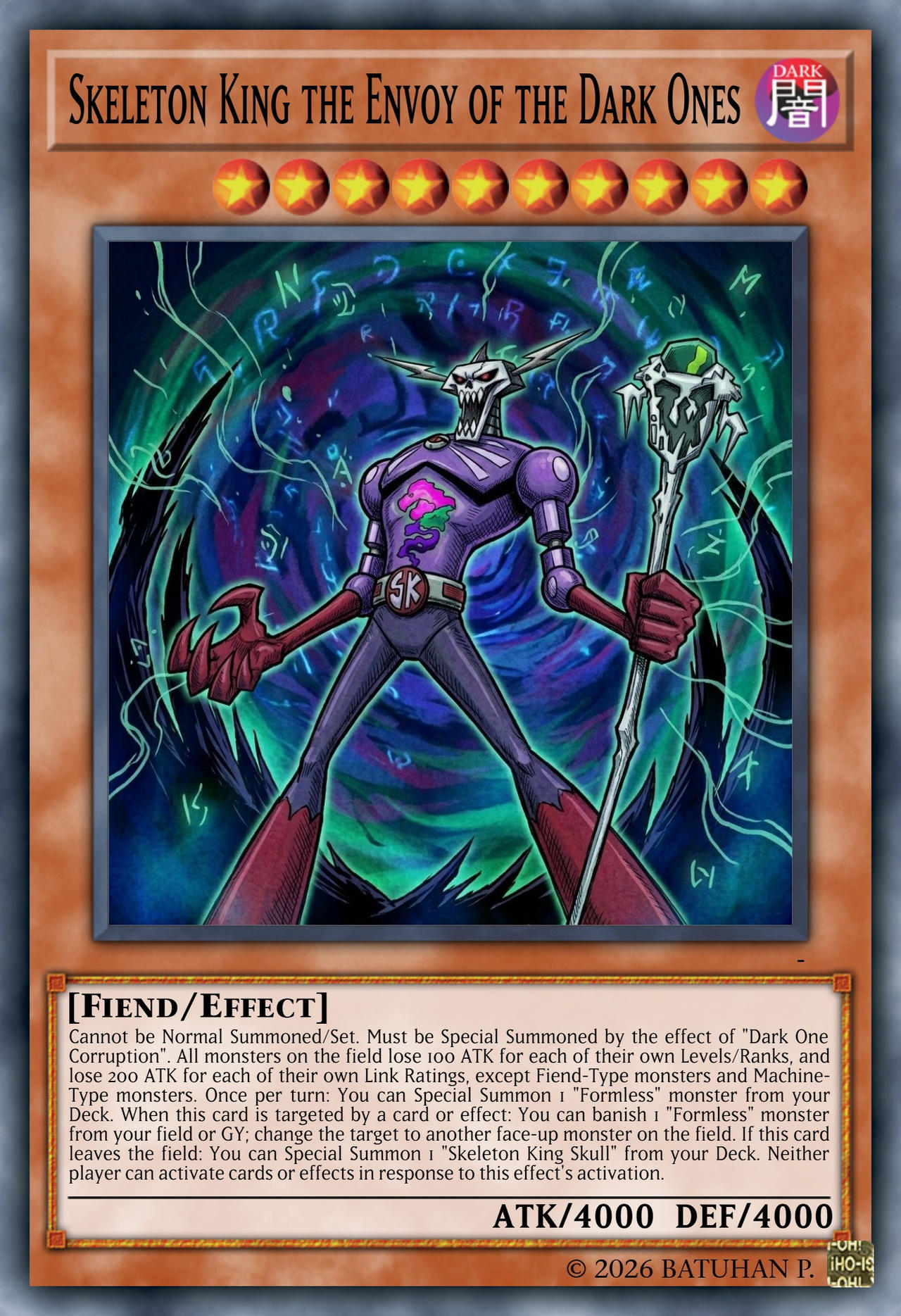 yugioh skeleton card Gashadokuro, the Skeletal Mayakashi - MAMA-EN018 Ultra Rare
