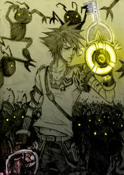 Sora  into the darkness