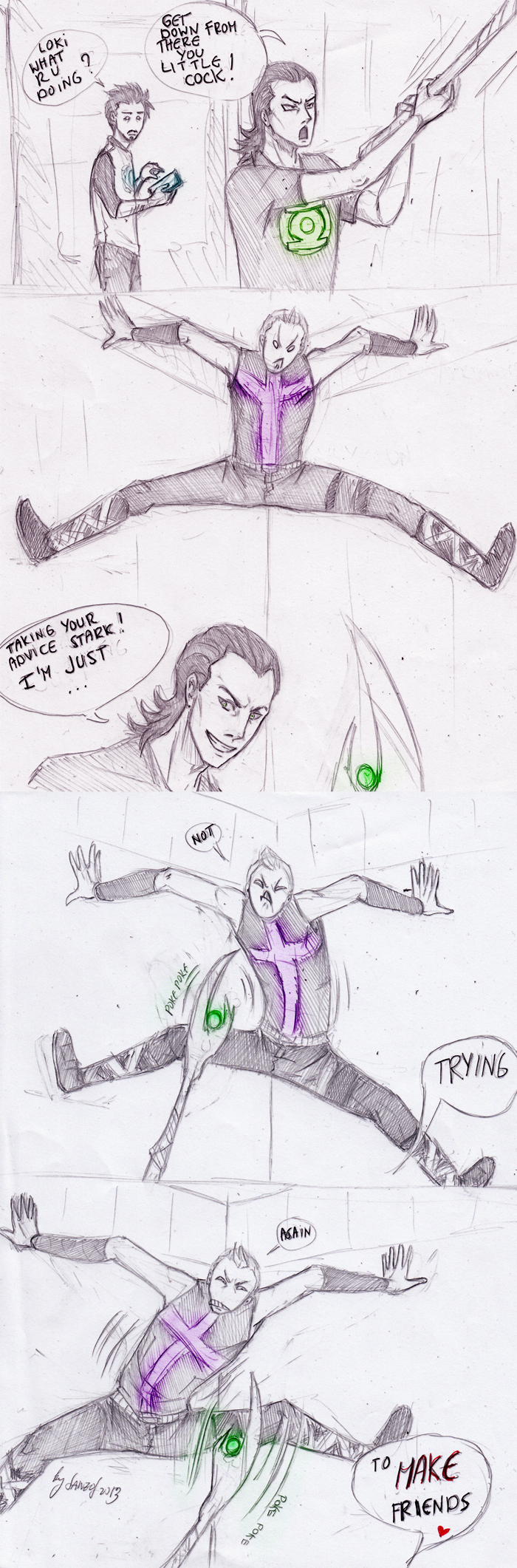 how to make friends Loki style