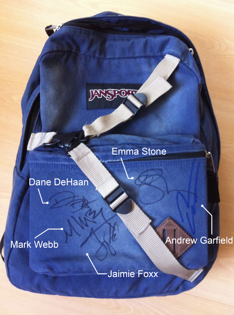 Jansport backpack replica signed by the cast by davidtruong on