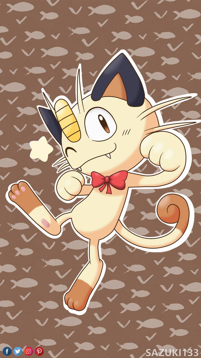 Meowth! Wallpaper Phone by Sazuki133 on DeviantArt
