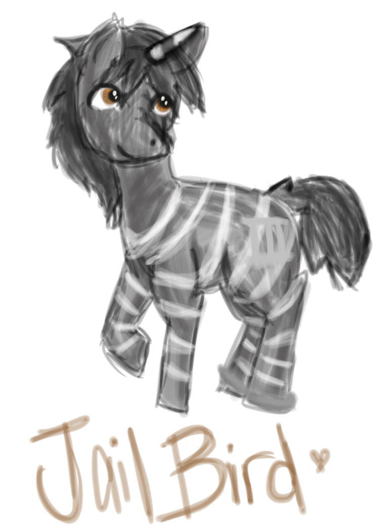 Free Sketch For Emmett Jail Bird by maniacalmarie16 on DeviantArt