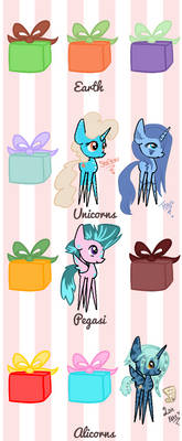 Mystery Chibi Pony Adopt Sheet