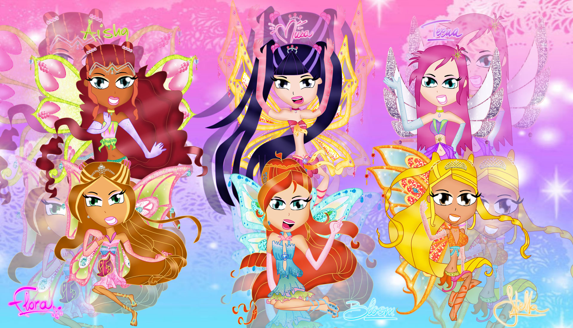 Winx Inchantix Winx Club Enchantix by NiteNitepillow on DeviantArt