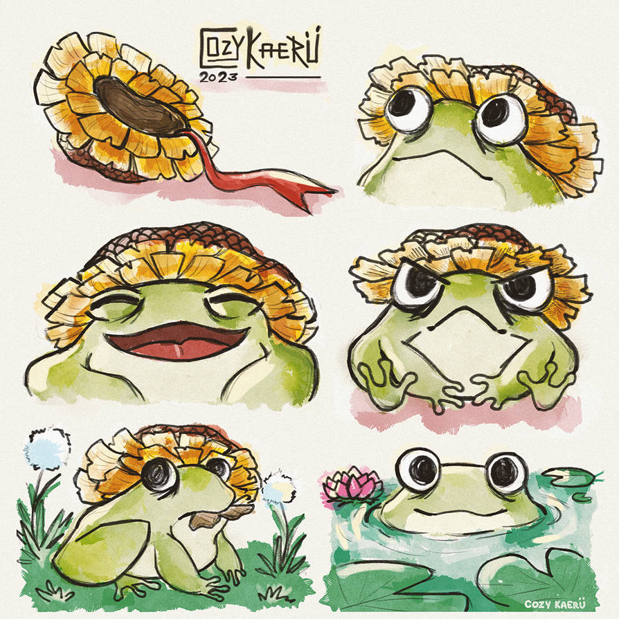 Tree Frog Oc Silly Frog - OC Sketch by CozyKaeru on DeviantArt