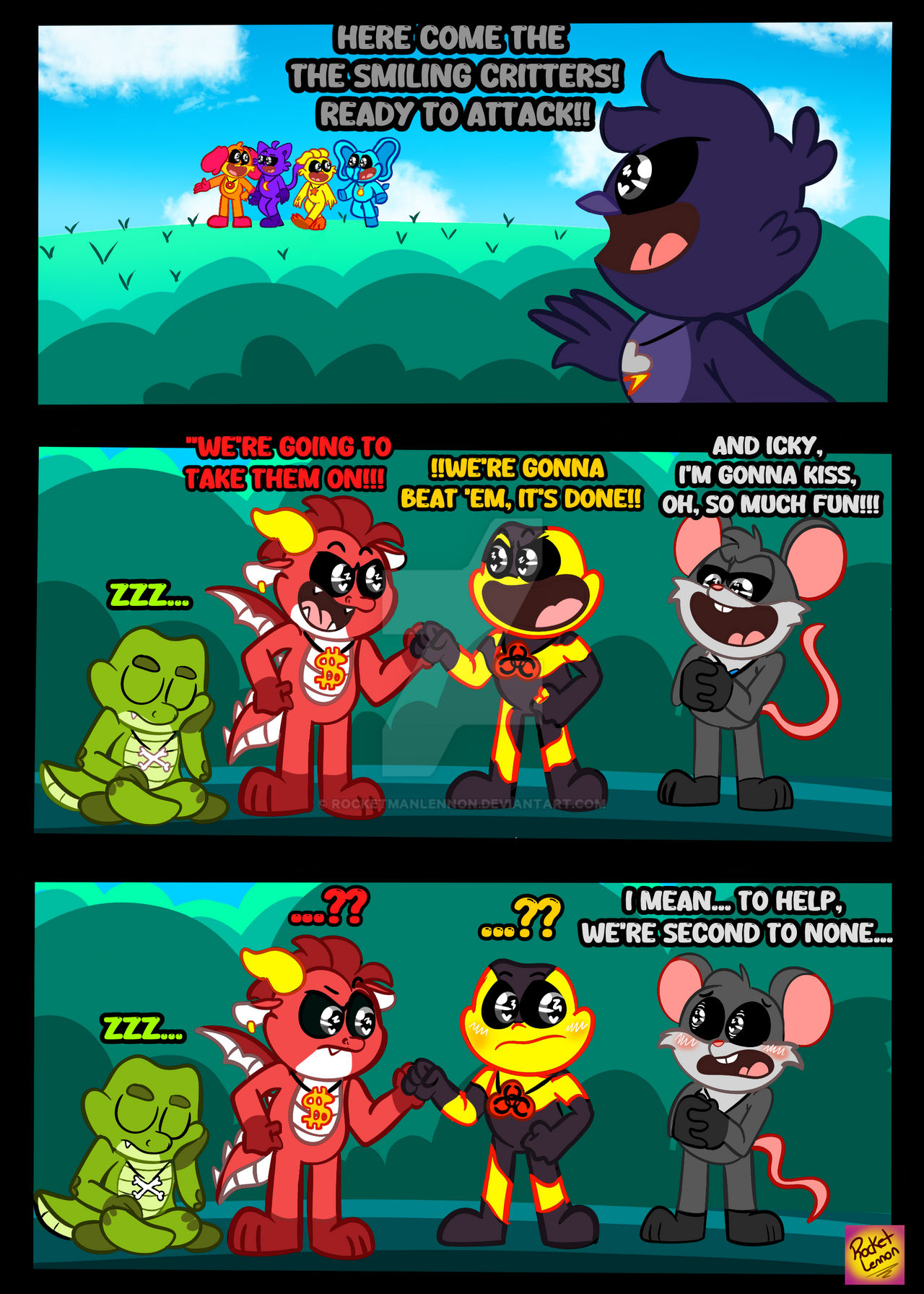 Dark Critters Not-so-Dark Secrets Smiling Critters by RocketmanLennon on DeviantArt