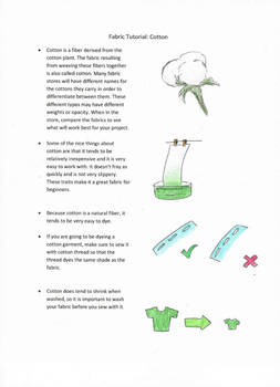 Fabric Tutorial: Cotton