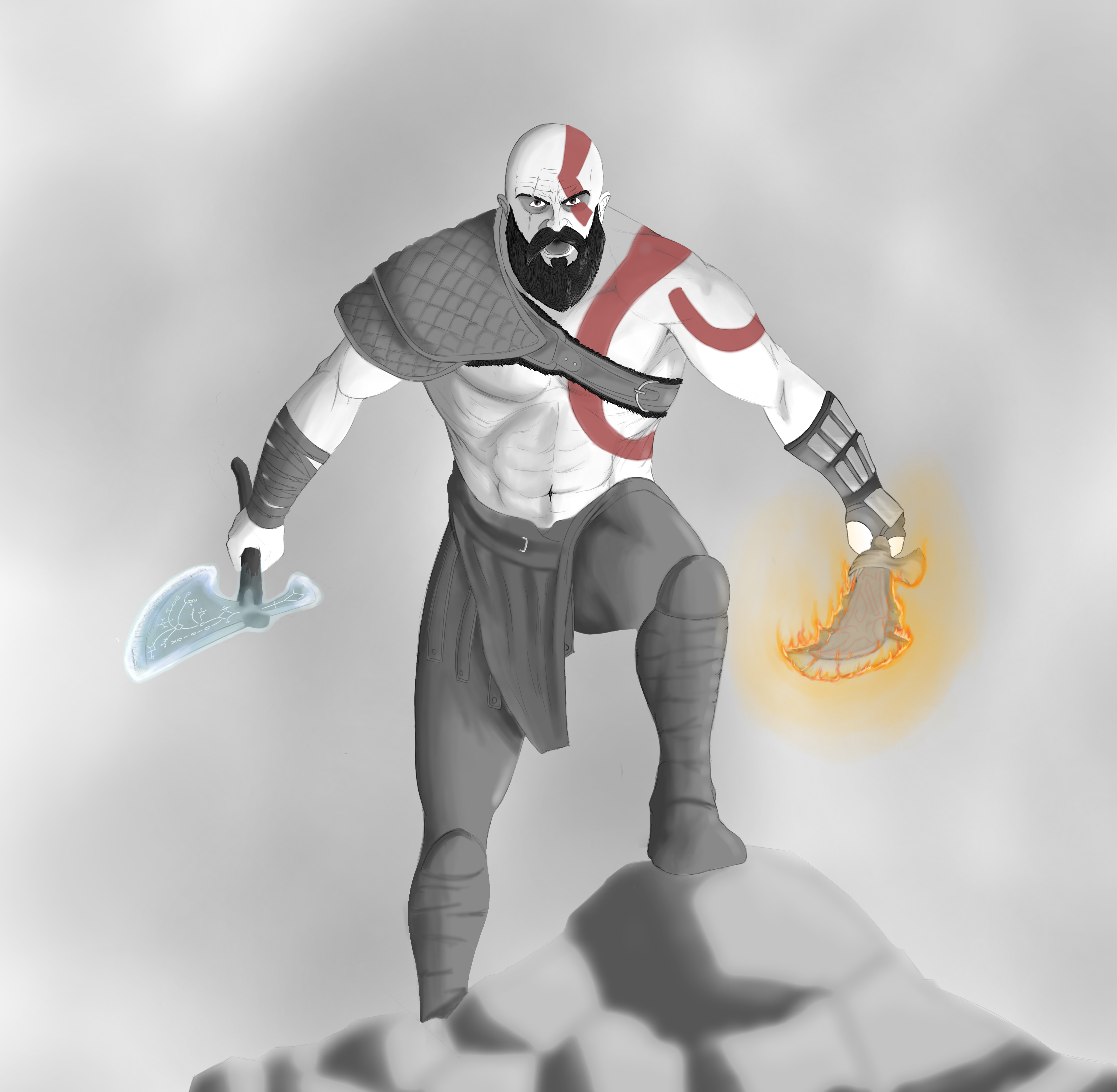 Raivis Draka - Kratos, Spartan Rage