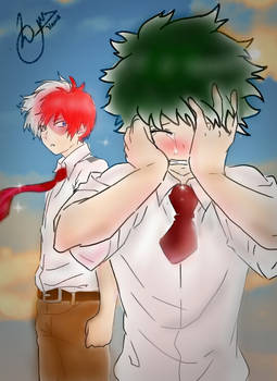 Cry-Midoriya  Todoroki