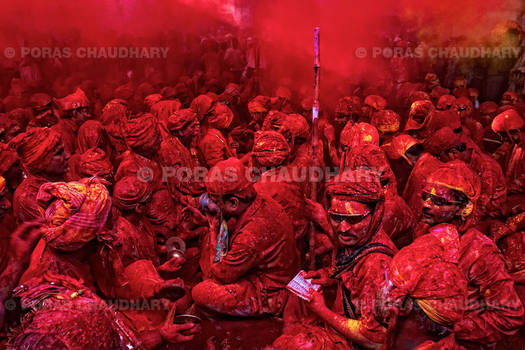 Red Everywhere, Holi, India