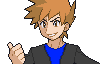 Pokemon Red 2 and Blue 2: Blue Mugshot Sprite