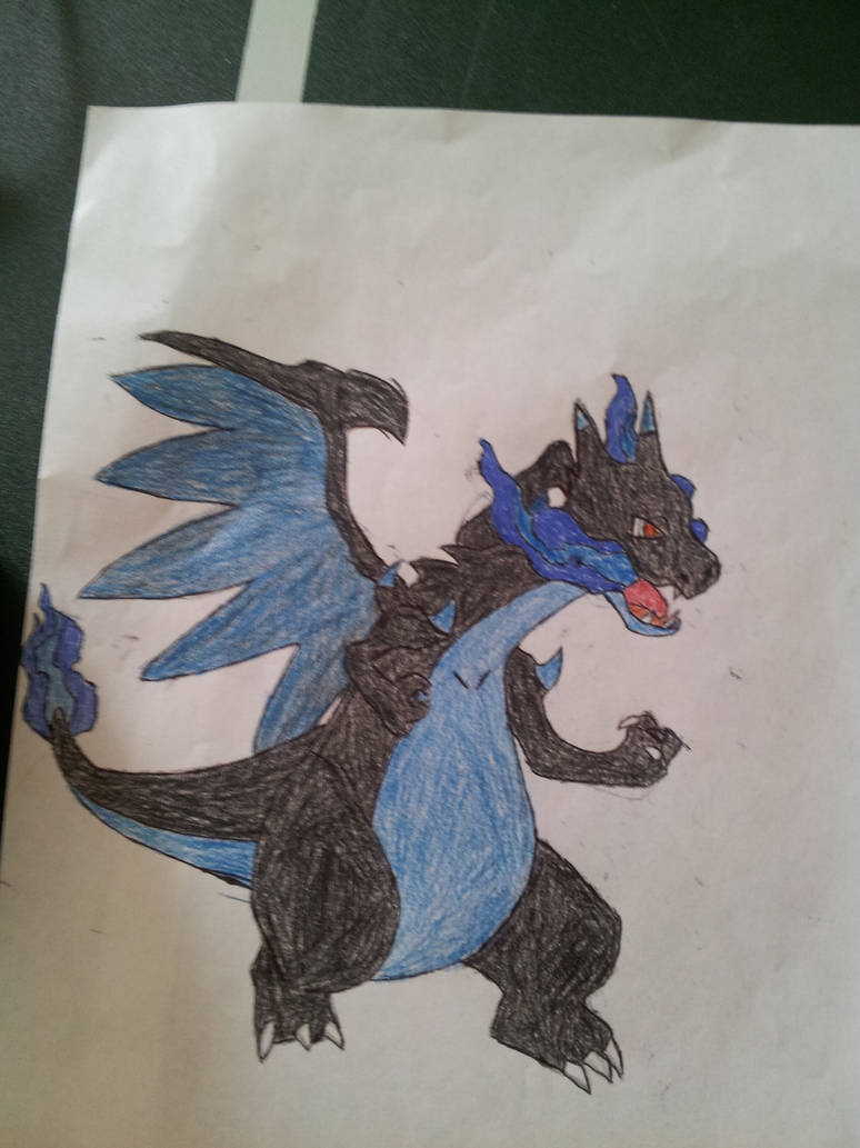 mega charizard X!!! by shadethehedgehog001 on DeviantArt