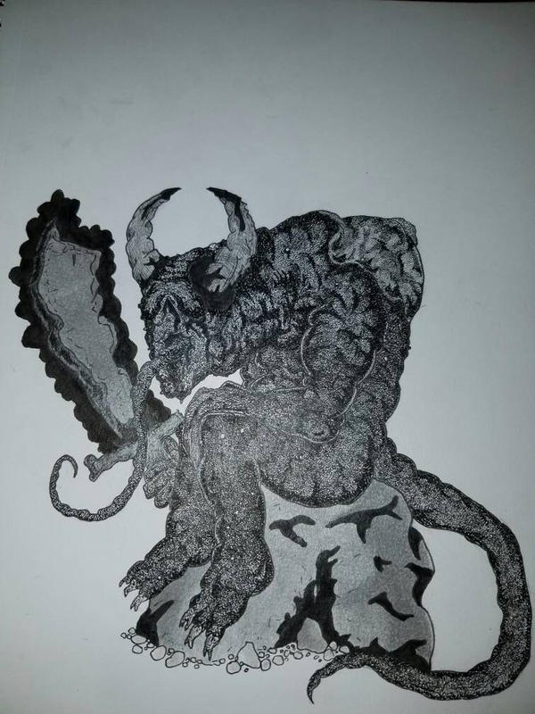 Lesser, Glutonos Daemon by Boggsimus on DeviantArt
