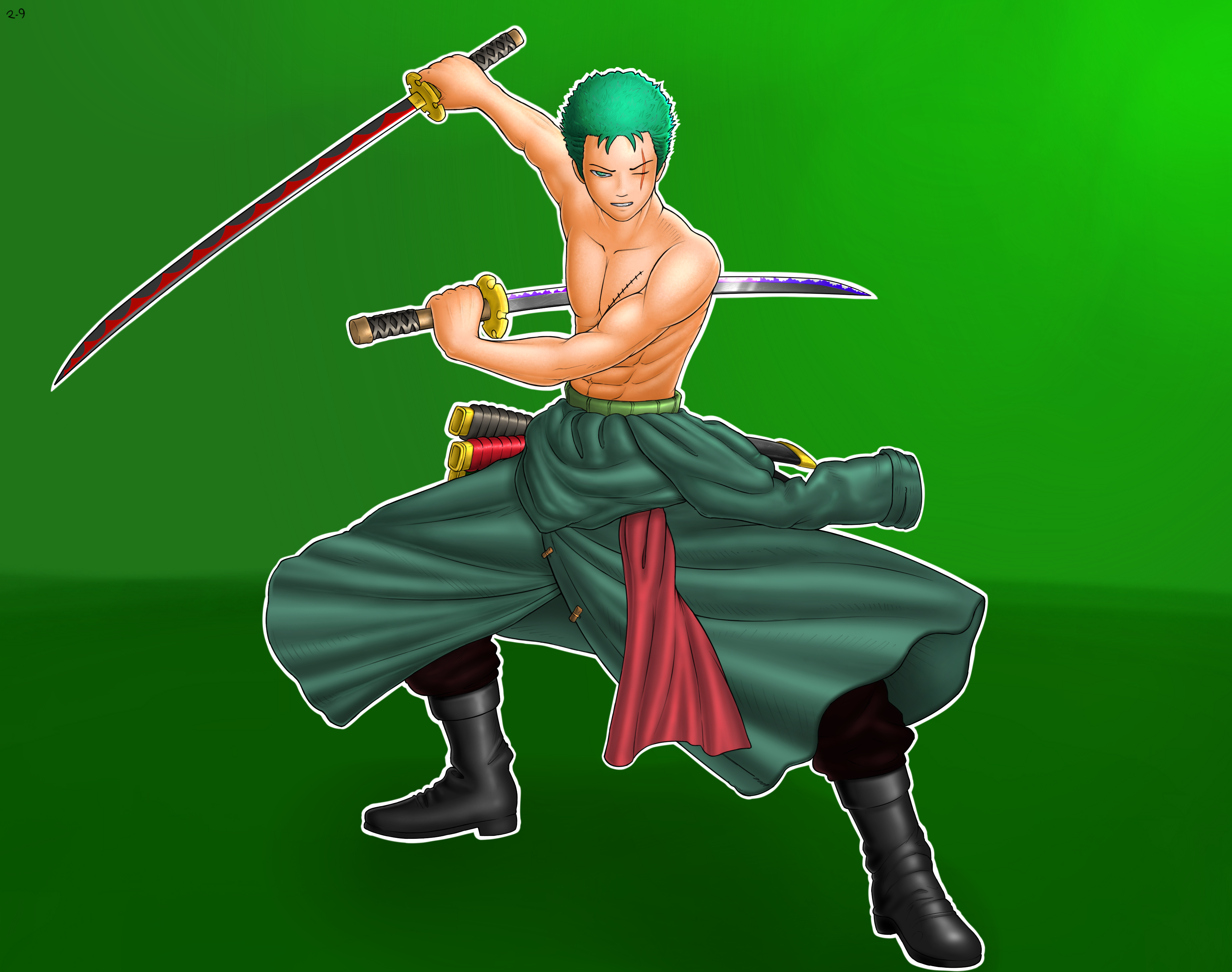 One Piece Roronoa Zoro by shadows111 on DeviantArt