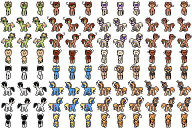 Ponytalia Sprites 1