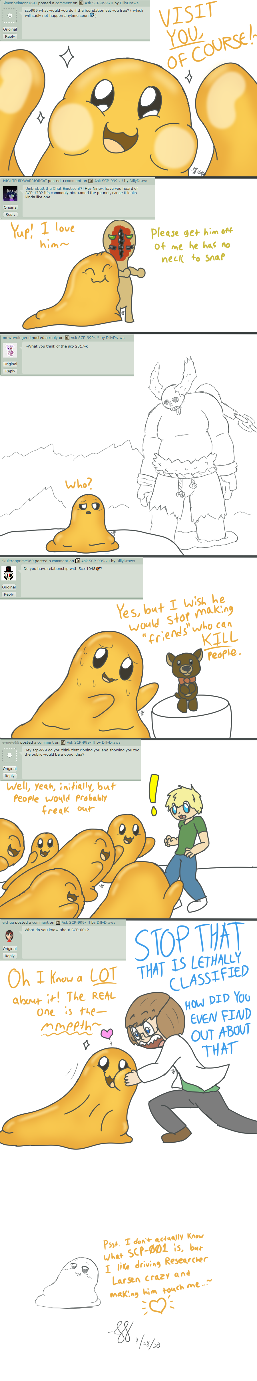 Ask Or Dare SCP~9999-A! by SkyTheSCPGoddess on DeviantArt